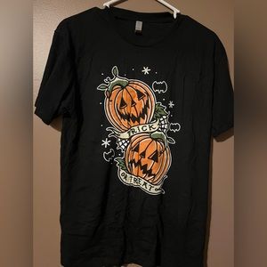Next Level Apparel Halloween Trick or Treat Graphic T-Shirt Unisex S